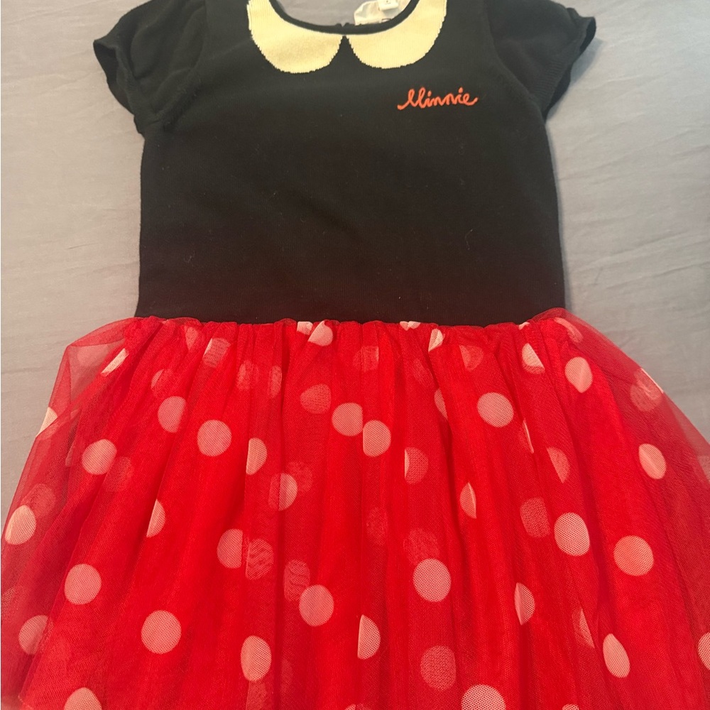 GAP Minnie Mouse Red polka dot Disney toddler dress size 4